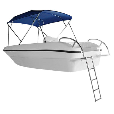 Boat Accessories 4 Step Stainless Steel Marine Boat Ladder Yacht Polished Steel Telescope Swimming Ladder