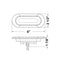 Scandvik Flush Mount Spreader Light - 10-30V - White [41343P]