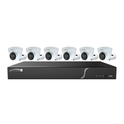 Speco 8 Channel, 2TB Recorder w/6 4MP Turret Cameras [ZIP86T2]