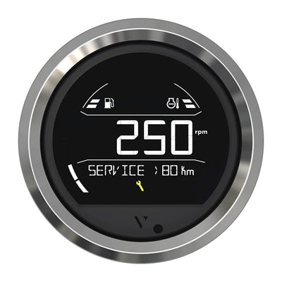 Veratron VL Digital 85 w/Triangular Chrome Bezel [B00205803]