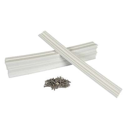 Caliber Marine Slides 1.5"x15" White *10-Pack [23031]