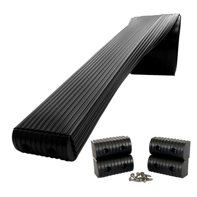 Caliber BunkWrap Kit - Black 16' x 2" x 4" Roll + 4 Caps + HRDW Roll + 4 Endcaps  Stainless Steel Hardware [23050-BK]