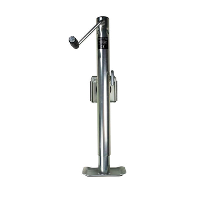 Powerwinch Utility Series Jack - 2500lb, Bolt-On, Flat Plate, Zinc [21500-J-2500-BF-Z-R]