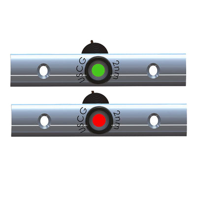 TACO Rub Rail Mounted LED Navigation Light Set - 4" w/Deutsch Plug Port  Starboard [F38-6810B-1]