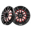 DS18 HYDRO 6.5" 2-Way Marine Speakers w/RBG LED Lights 300W - Matte Black [NXL-6BK]