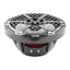 DS18 HYDRO 8" 2-Way Marine Speakers w/RGB LED Lights - 125W RMS, 4-Ohm - Black Carbon Fiber [CF-8M]