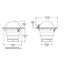 Ritchie SS-5000W SuperSport Compass - Flush Mount - White [SS-5000W]