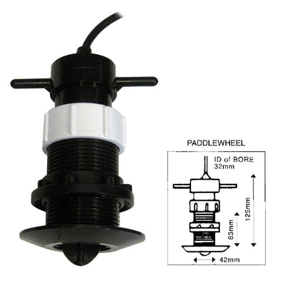 Clipper Speed Log Paddle Wheel Unit Complete with Thru Hull Fitting [CLZ-PWU]