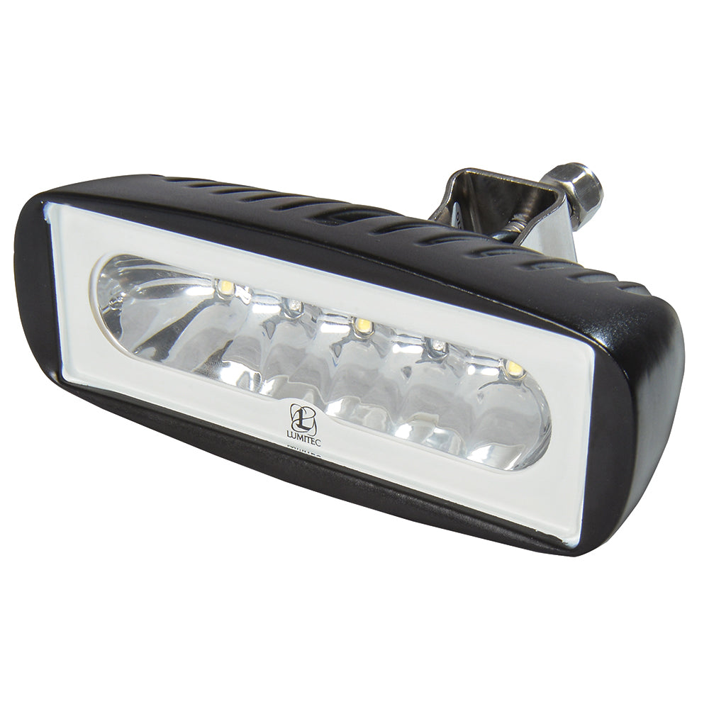 Lumitec Caprera2 - LED Flood Light - Black Finish - 2-Color White/Red Dimming [101218]