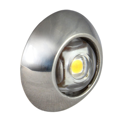 Lumitec Exuma Courtesy Light - Polished Stainless Housing - Blue Light [101050]