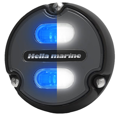 Hella Marine Apelo A1 Blue White Underwater Light - 1800 Lumens - Black Housing - Charcoal Lens [016145-001]