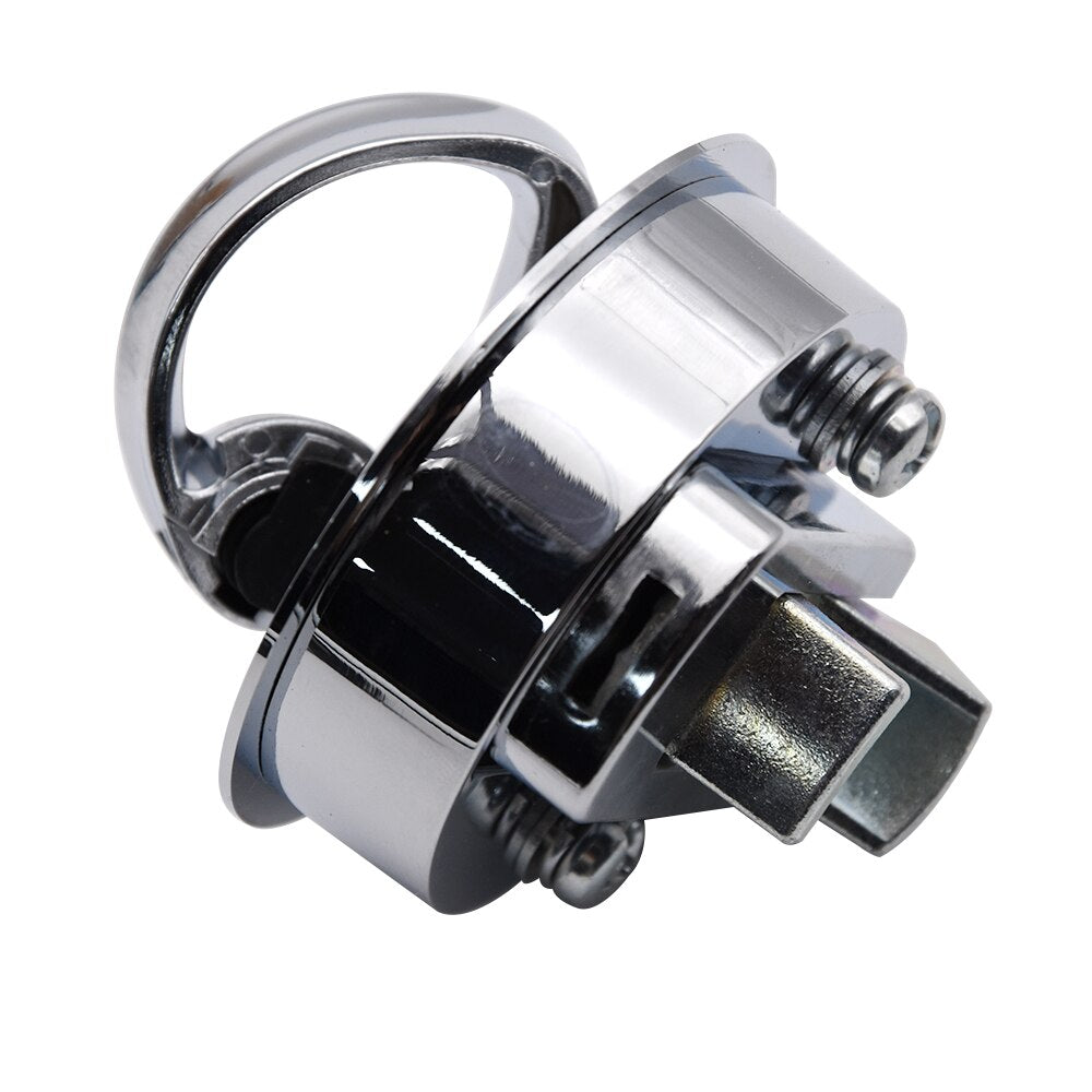 Boat Yacht Car RV Door push lock with Key kit Stainless Steel Door Lock 2" Flush Pull Slam Latch RV Deck Hatchs marine hardware